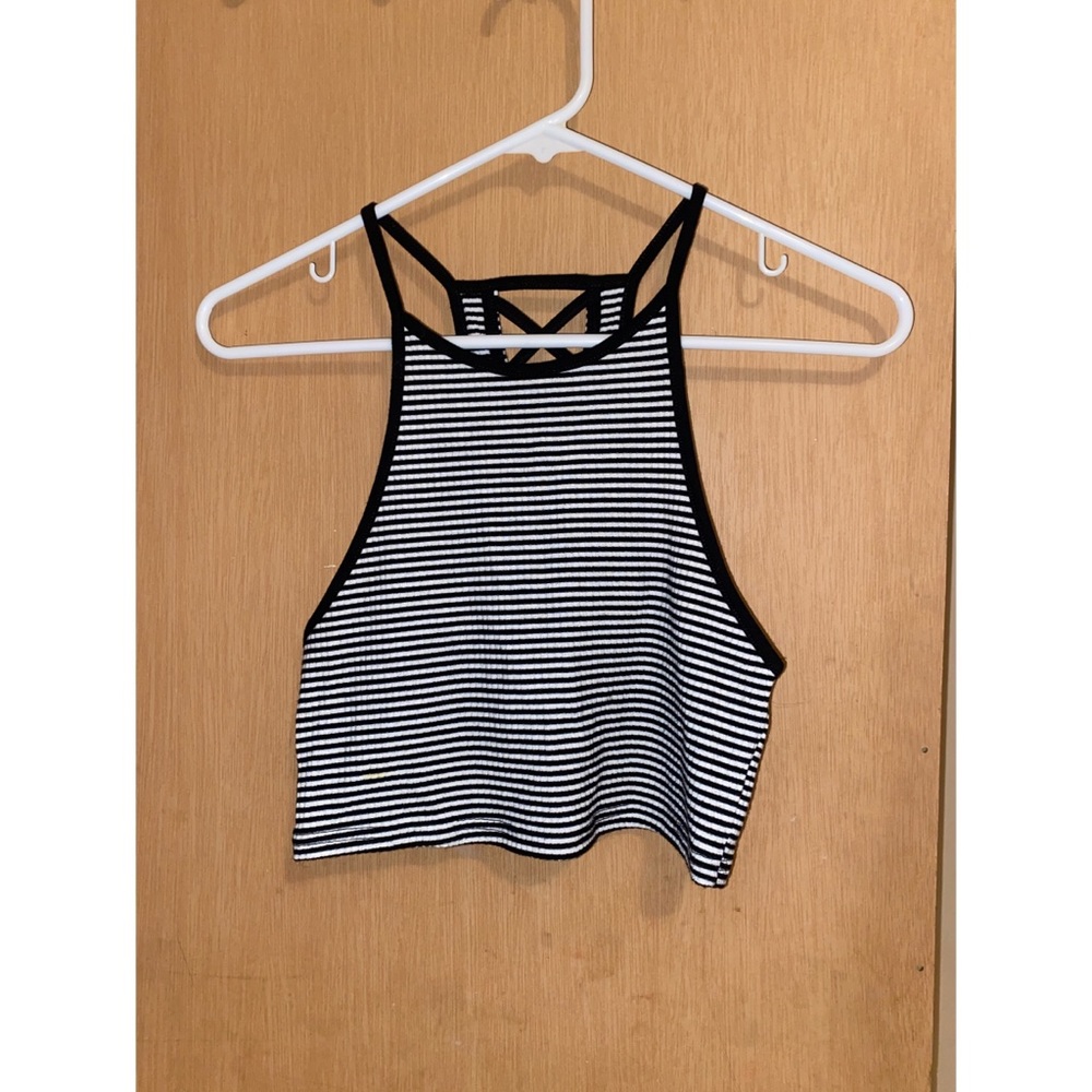 Striped Crop Top